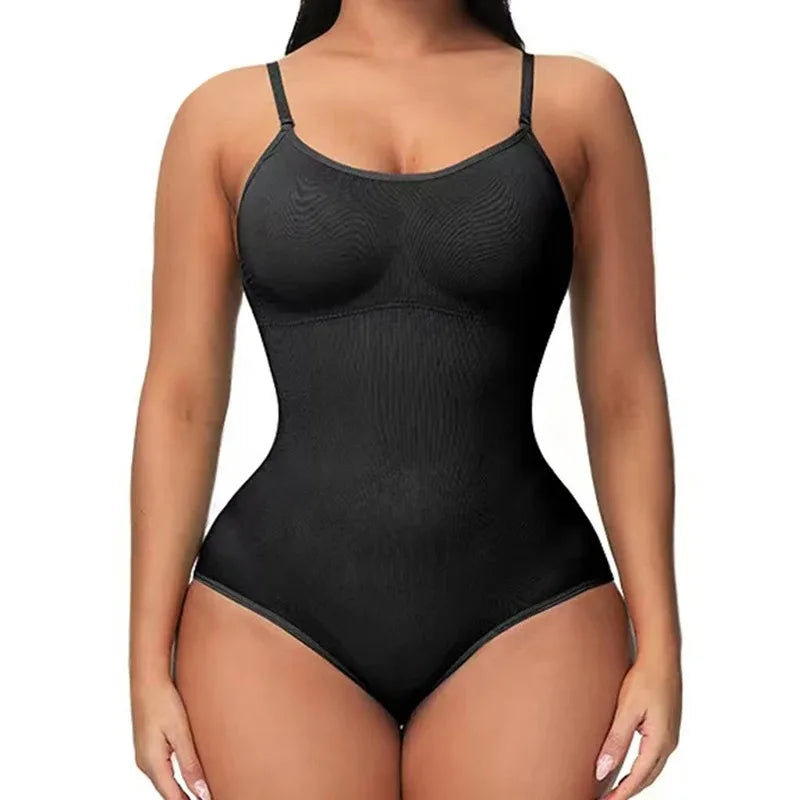 Super promoção Body modelador com alças finas e decote em V